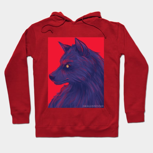 Wolf #3 Hoodie by DragonWinnie